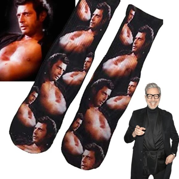 Jeff Goldblum Socks - Picture 1 of 1